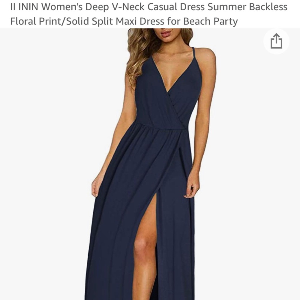 Blue summer dress